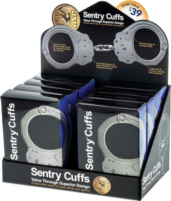 ASP81934.jpg ASP Sentry Handcuff 8pc Display Countertop USA Made