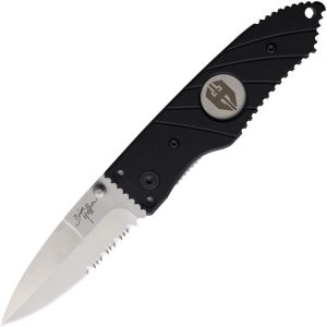 ATA23.jpg Hoffner Knives Snap Linerlock VG-10 Black G-10
