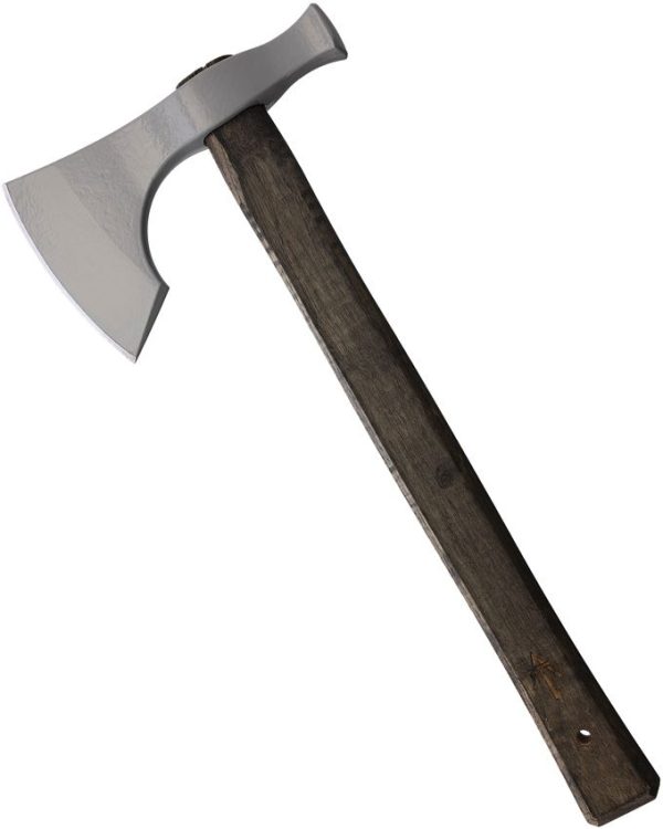 American Tomahawk Model 2 Silver 1060HC Steel Axe Hickory Handle