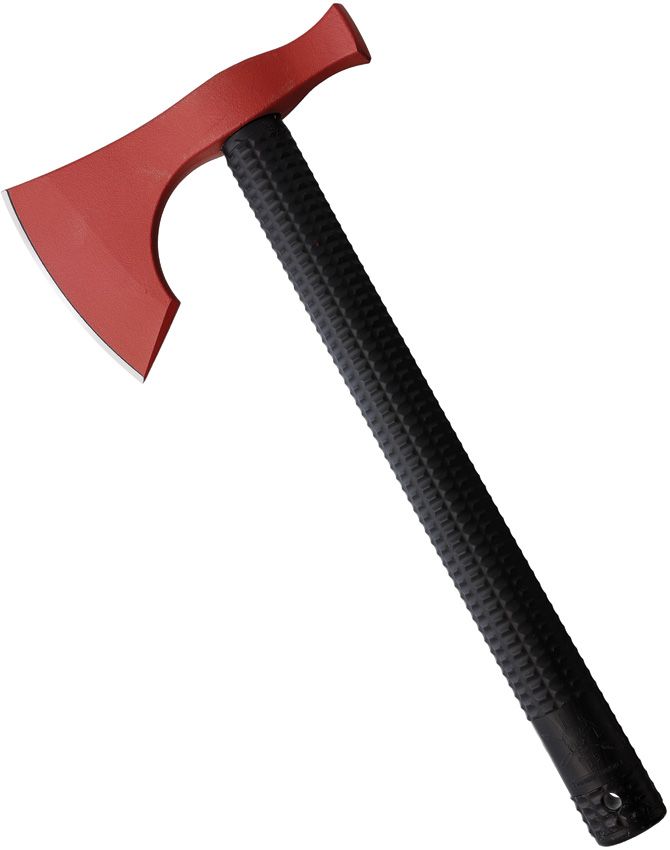 American Tomahawk Model 2 Habanero Red 1060HC Steel Axe with Sheath