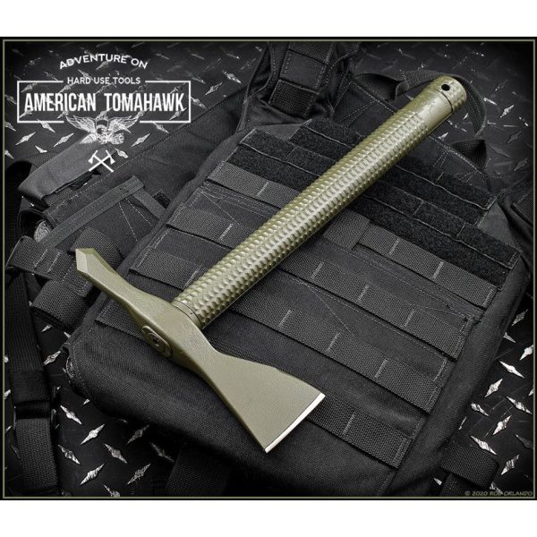 American Tomahawk Model 1 Tomahawk OD Green Nylon Handle