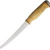 Arctic Legend Fillet Knife Curly Birch - Stainless Steel