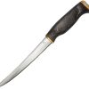 Arctic Legend Fillet Knife Black Birch - Stainless Steel