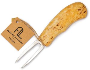 ATL047.jpg Arctic Legend Fish Spike Curly Birch - Stainless Double Prong