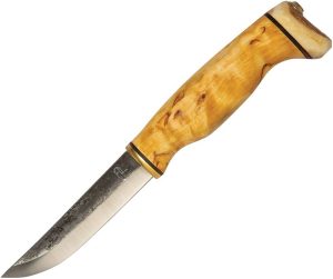 ATL910.jpg Arctic Legend AL-910 Hobby Fixed Blade Carbon Steel Curly Birch