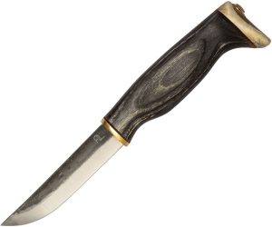 ATL934.jpg Arctic Legend Hobby Fixed Blade Black Birch - Carbon Steel