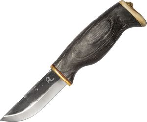 ATL972.jpg Arctic Legend Hunter's Fixed Blade Black Birch - Carbon Steel