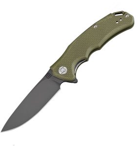 Artisan Tradition Linerlock D2 Green Folding Knife 4" Blade