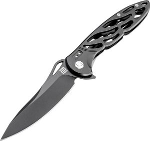Artisan Hoverwing Framelock D2 Black Folding Knife 3.75"