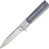 Artisan Classic Linerlock Folding Knife D2 Black White G10