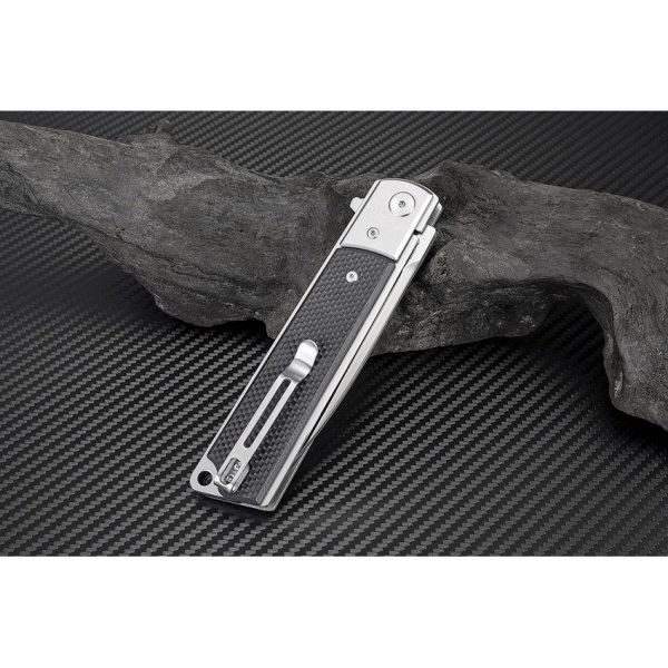Artisan Classic Linerlock Black Folding Knife D2 Steel G10