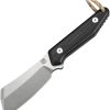 Artisan Osprey D2 Fixed Blade - Black G10 Handle