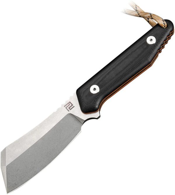 Artisan Osprey D2 Orange G10 Fixed Blade Knife 3.75"
