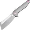 Artisan Osprey Framelock Gray M390 Folding Knife 3.75"