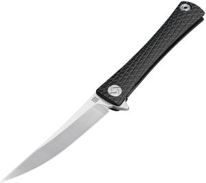 Artisan Waistline Linerlock M390 Black Titanium