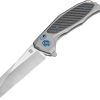Artisan Megahawk Framelock Gray S35VN Folding Knife