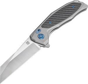Artisan Megahawk Framelock Gray S35VN Folding Knife