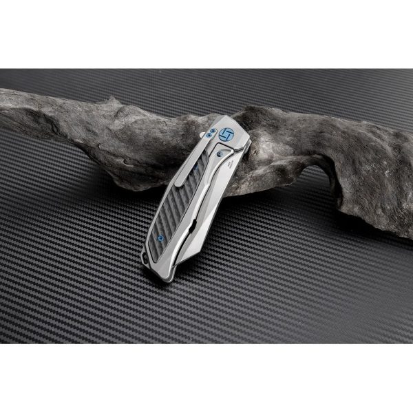 Artisan Megahawk Framelock Gray S35VN Folding Knife