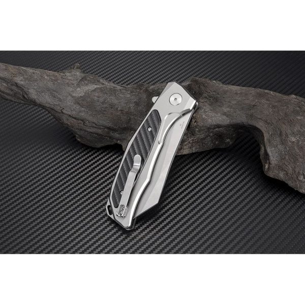 Artisan Megahawk Linerlock Gray D2 Folding Knife 3.75"