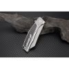 Artisan Megahawk Linerlock Folding Knife D2 Gray Carbon Fiber