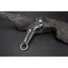 Artisan Cobra Linerlock Black D2 Folding Knife 3.75" Blade
