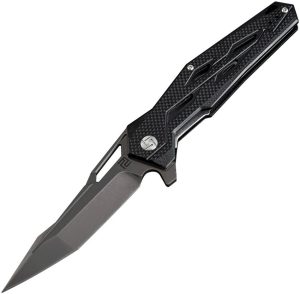 Artisan Bombardier Linerlock Black D2 Folding Knife 3.75"