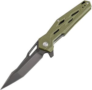 Artisan Bombardier Linerlock Green D2 Folding Knife 3.75"