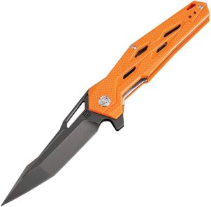 Artisan Bombardier Linerlock Orange D2 Folding Knife