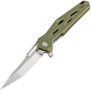 Artisan Bombardier Linerlock Green D2 Folding Knife 3.75"