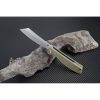 Artisan Tomahawk Linerlock Green D2 Folding Knife 3.75"