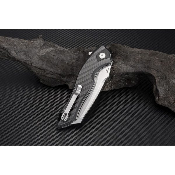 Artisan Eagle Linerlock CF D2 Folding Knife Carbon Fiber