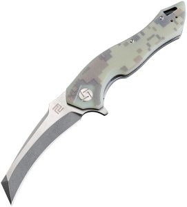 Artisan Eagle Linerlock Camo D2 Folding Knife 3.63" Blade