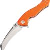 Artisan Eagle Linerlock Orange D2 Folding Knife 3.63" Blade