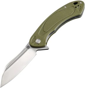 Artisan Eterno Linerlock Green D2 Folding Knife 3.5" Blade
