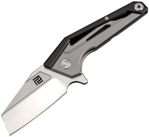 Artisan Ravine Framelock S35VN Folding Knife Black Titanium