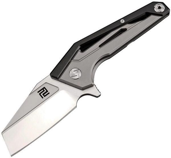 Artisan Ravine Framelock S35VN Folding Knife Black Titanium