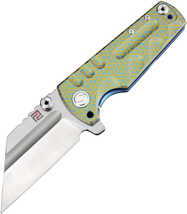 Artisan Proponent Framelock Blue S35VN Folding Knife