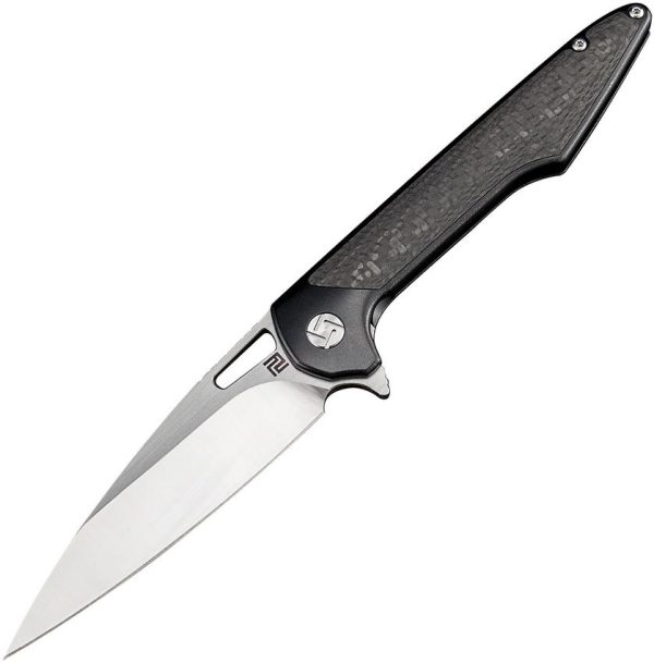Artisan Archaeo Framelock M390 Black Folding Knife EDC
