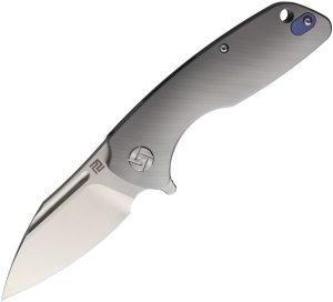 Artisan Wren S35VN Gray Titanium Framelock