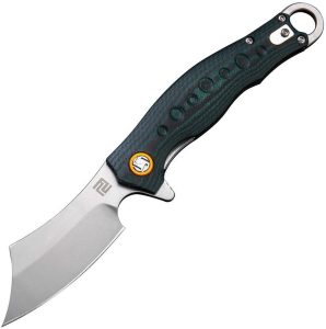 Artisan Corsair Linerlock Green D2 Steel Folding Knife