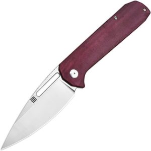 Artisan Arion S35VN Burgundy Micarta Framelock