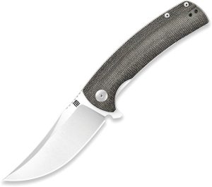 Artisan Arroyo Linerlock OD Green Micarta Folding Knife 3.38"
