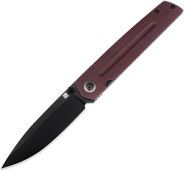 ATZ1849PBDRC.jpg Artisan Sirius Linerlock Black PVD Micarta