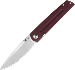 Artisan Sirius Linerlock Red Canvas Micarta