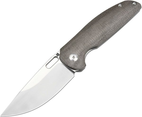 ATZ1852GODG.jpg Artisan Satyr Framelock Folding Knife S90V OD Green Micarta