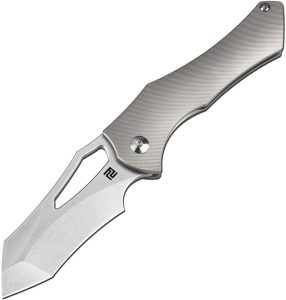 Artisan Baskin Framelock Titanium Folding Knife S90V Steel