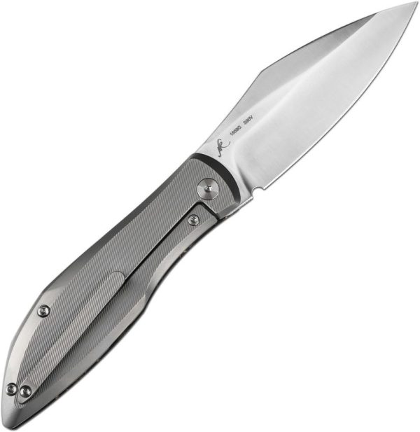 Artisan Weyden Framelock S90V Gold Flake Carbon Fiber Folding Knife