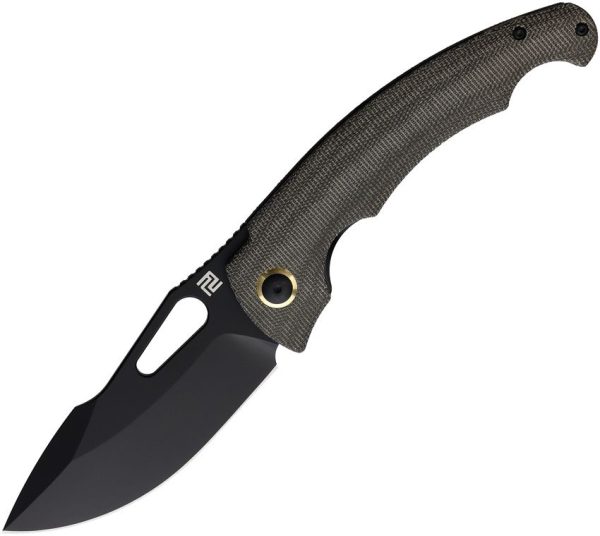 Artisan Xcellerator Linerlock Green Folding Knife AR-RPM9