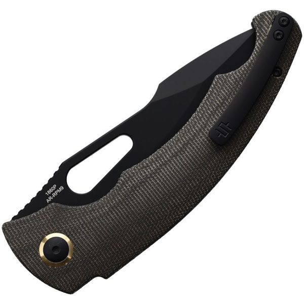 Artisan Xcellerator Linerlock Green Folding Knife AR-RPM9