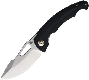 Artisan Xcellerator Linerlock Black Micarta Folding Knife